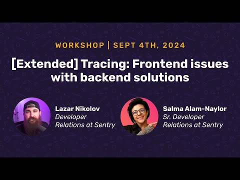 [Extended] Tracing: Frontend issues with backend solutions