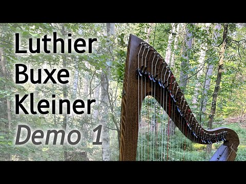 Harp Demo: "An hani a garan" on 37 string harp by Buxe Kleiner