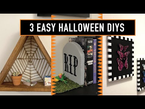 More DIY Halloween Decor | Tropigoth & Whimsigoth Goth Decor