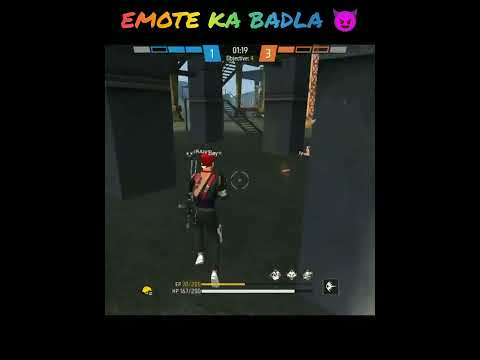 EMOTE KA BADLA 😈🔥 || PART 8 || 1VS4 CLUTCH 😱 || WITH FOR END 👻 || #mr_crazyff #shorts