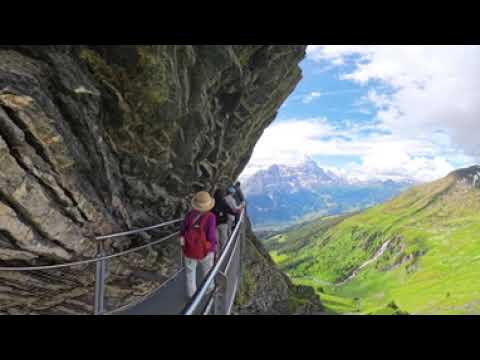 「360」瑞士菲斯特天空步道 First Cliff Walk 動眼看 by insta 360 X4 8K