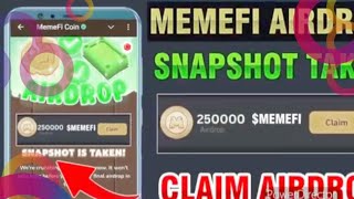 MemeFi Aidrop token snapshot has finally been taken. Find out what's next and your eligibility!