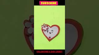 how to make valentine day card | #youtubeshorts #happyvalentinesday #valentinesdaycardhandmade