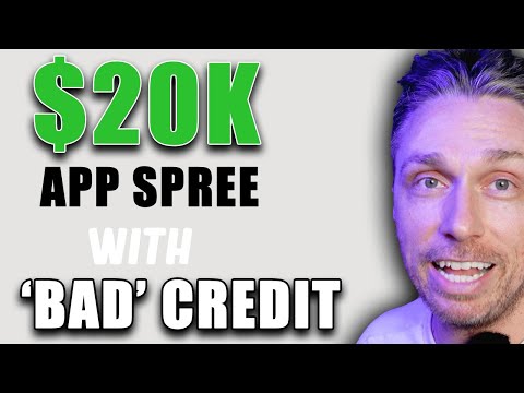 $20k In Fresh Credit With 'BAD' Credit- App Spree Results