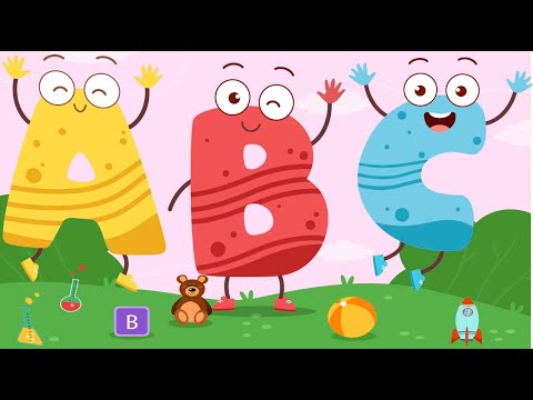 Fun ABC Song with Monkey Theme & Phonics Sounds | | Fruits & Vegetables Learning for Kids & Toddlers