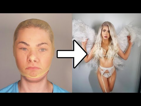 Boy to girl makeup transformation | Jake Warden