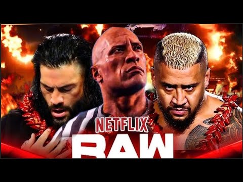 ROMAN REIGNS Destroy SOLO SIKOA in Smackdown Live Today | WWE RAW Highlights | WWE RAW NETFLIX 2025