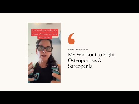 My Workout to Fight Osteoporosis & Sarcopenia