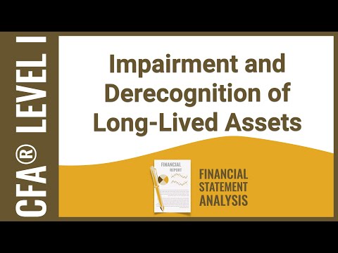 CFA® Level I FSA - Understanding Impairment and Derecognition of Long Lived Assets