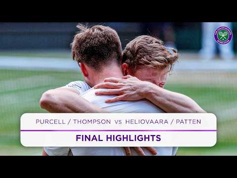 Comeback from Match Point 🤯 | Purcell/ Thompson vs. Heliovaara/ Patten | Highlights | Wimbledon