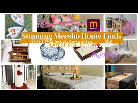 Latest Meesho Collection ❤️ Stunning Comforter sets, wooden spice box & much more at affordable rate