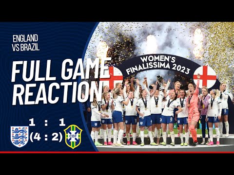 ENGLAND, CHAMPIONS OF FINALISSIMA 2023 | MATCH REACTION | 1:1(4:2) |06-04-2023