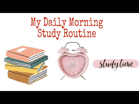 My Daily Morning Study Routine || 2022 Productive study routine || best study routine || malayalam