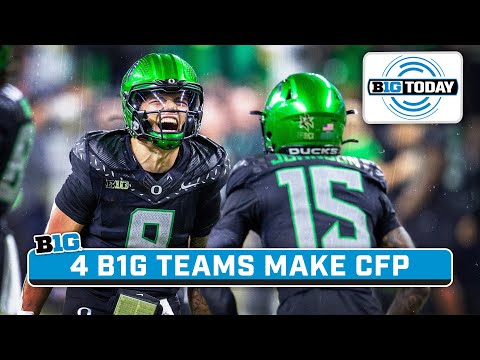 Early First Round CFP Preview; Matt Rhule Stops By to Talk Pinstripe Bowl | B1G Today