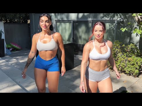 Curvy Models BTS Step up For Fitness Shoot with BikiniModelFitness