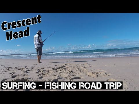 Beach Fishing and Surfing - A caravanning road trip to Crescent Head