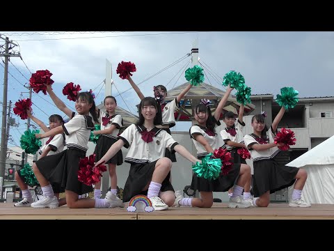 【チアダンスRAINBOW鳥取】「フライングゲット / AKB48」2024.8.14【きなんせ広場】