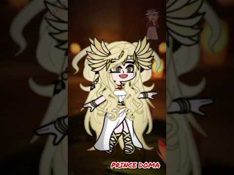 Hermaphrodite Doma as a Greek goddess| Gacha| Demon Slayer| Original design