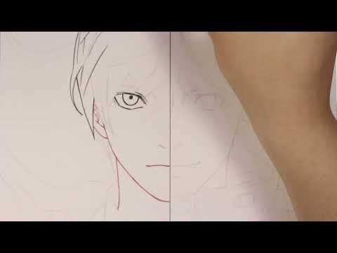 Real Time Drawing - KIRA and A-KIRA | Death Note