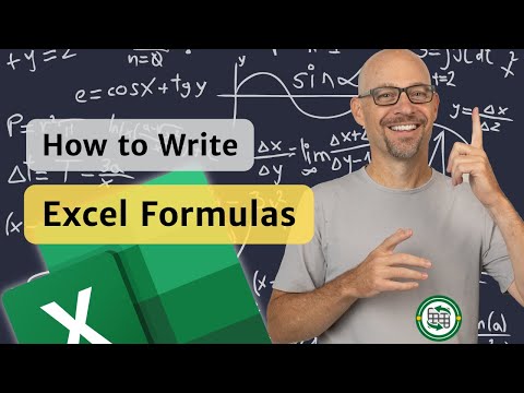 Excel How To Write Formulas