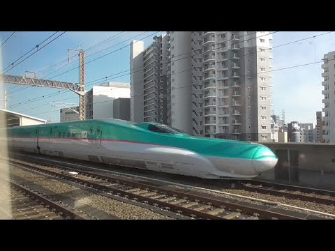 ディズニー新幹線『Living In Color』宇都宮到着 車内メロディ やまびこ177号からの車窓