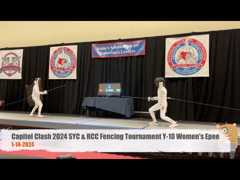 Capitol Clash 2024 SYC & RCC Fencing Tournament Y-10 Women's Epee