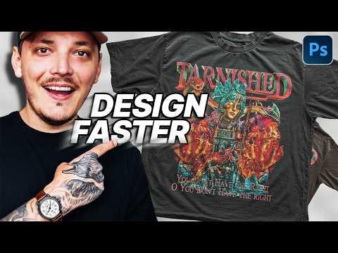 How I design any merch concept in under an hour!