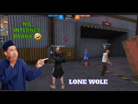 LONE WOLE এনিমিদের ON ইন্টারনেট PRANK 🤣🤣 #foryou #booyahofficial #freefirebooyah