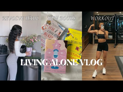 MY IDEAL DAY ALONE | new books, Revolve haul, shoulder workout, life in PDX