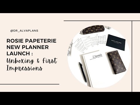 Rosie Papeterie New Planner Launch: Unboxing & First Impressions