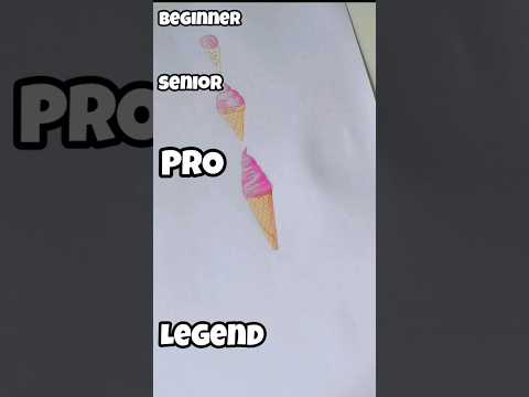 Drawing Ice-Cream: Beginner, Pro, Legend