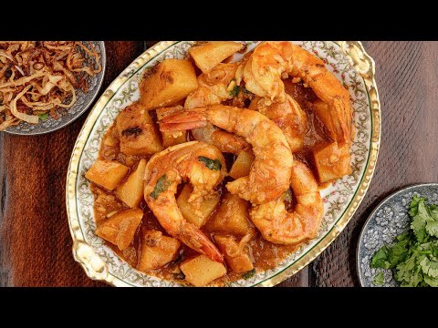 Easy Shrimp Coconut Curry and Potatoes | 30 Mins