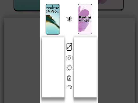 realme 14 pro vs redmi note 14 pro plus specifications comparison #realme #redmiindia #midrangephone