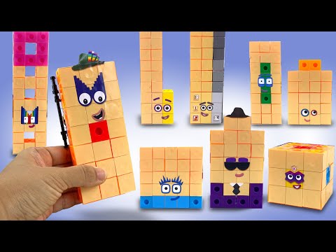 DIY Numberblocks 20's Snap Cubes Custom Set ||  Keiths Toy Box