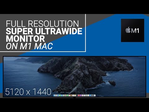 How-to Get 5120x1440 Resolution on Apple M1 Mac - Samsung CRG9 Super Ultrawide Monitor + M1 Mac Mini