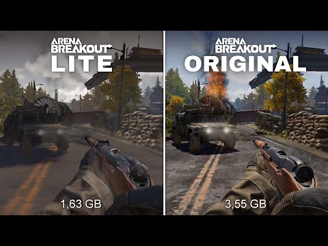 Arena Breakout Original Version VS Lite Version Comparison