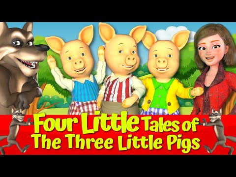 🐷The Three Little Pigs and The Big Bad Wolf 🔴🐺| Fairytales for Kids📚