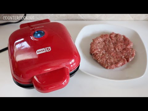 Cooking A Hamburger In A Dash Egg Bite Maker 🍔