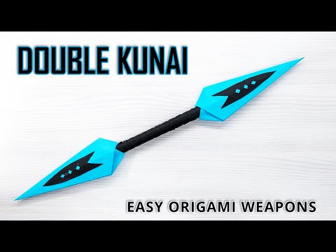 Craft a Deadly Paper Weapon - How to Make a Naruto Double Kunai