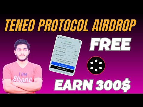 Teneo Protocol Airdrop Full Guide || Earn Money Online From Airdrops 2024