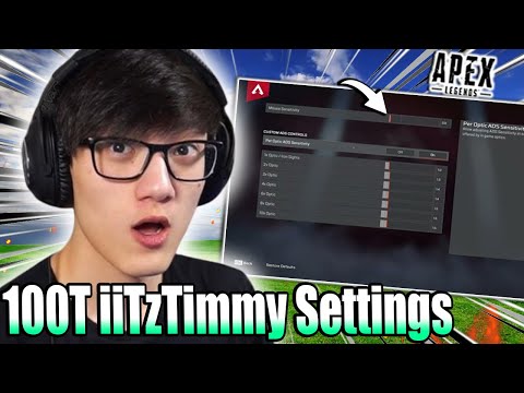 100 Thieves iiTzTimmy Apex Legends Settings | Timmy Sensitivity And DPI