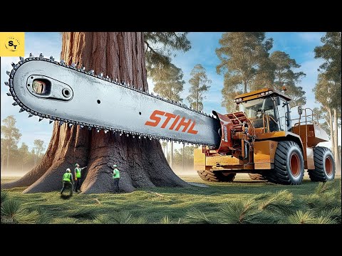 The Fastest Chainsaw Machines in Action | Epic Tree Cutting & Stump Removal | Extreme Stump Removal