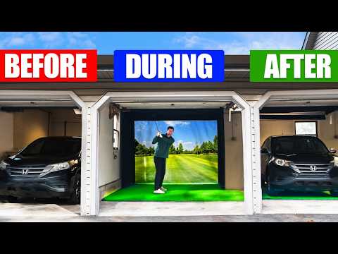 How to Build a Retractable Garage Golf Simulator in 8 EASY Steps