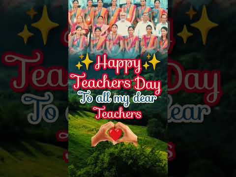 happy teacher's day #happy #teacher #day #youtubeshorts #trending