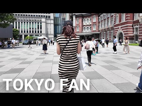 東京駅・日比谷公園・銀座散歩 |【4K】 Walking Tokyo Station, Hibiya Park and Ginza Tokyo Japan (July 2024)