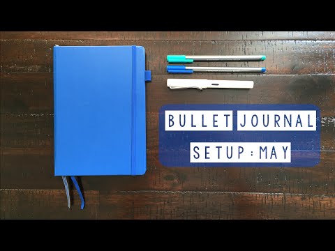 Bullet Journal Setup - May Plan With Me