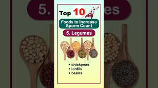 TOP 10 FOODS TO INCREASE SPERM COUNT