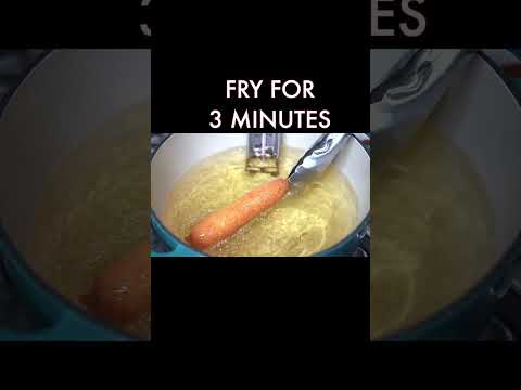 HOMEMADE CORN DOG RECIPE #shorts