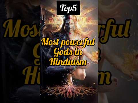 Top5 most powerful Gods in Hinduism 🙏🙏.............