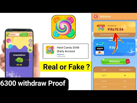 Hard Candy 2048 App Withdrawal | Hard Candy 2048 App use Kaise Karen | Hard Candy 2048 App